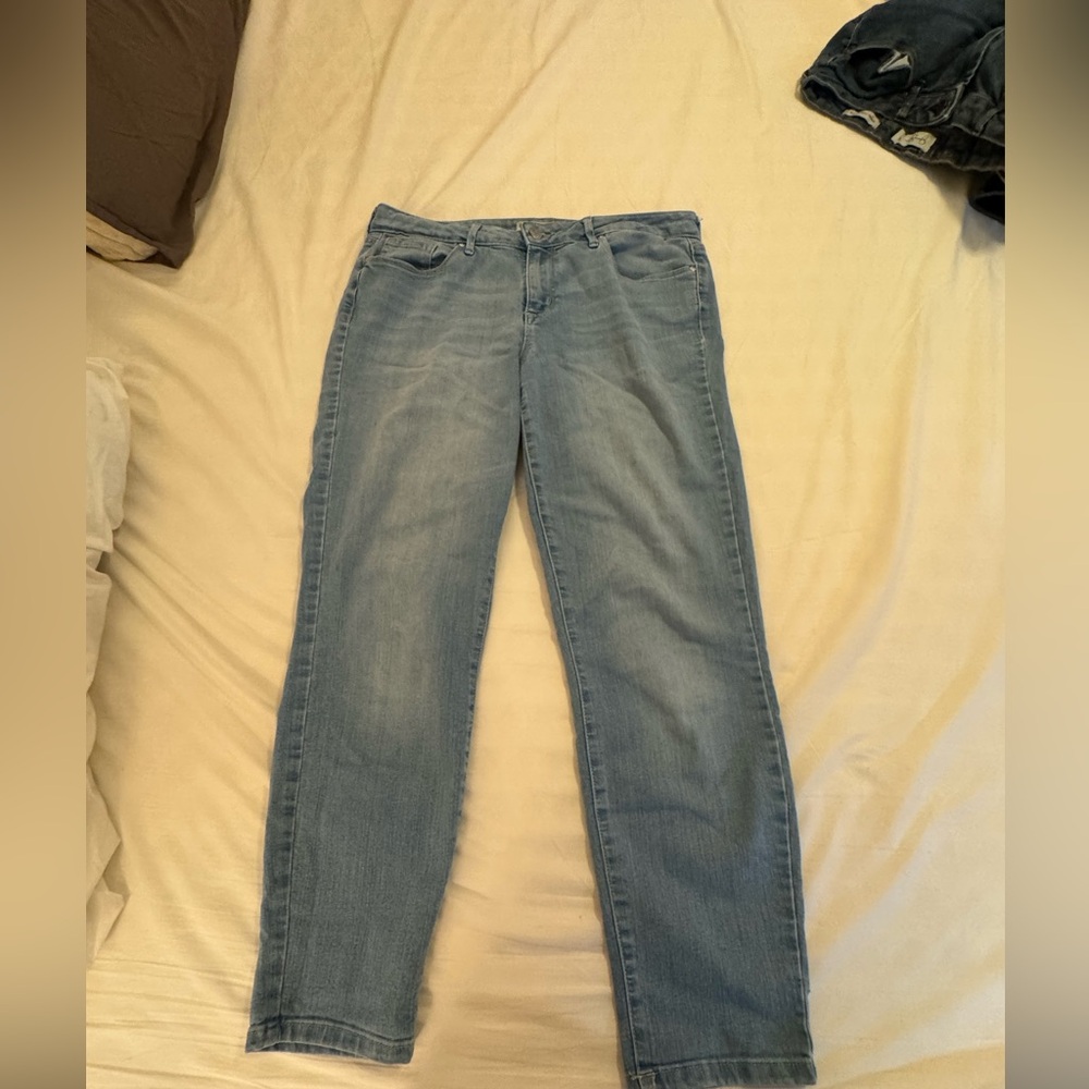 Jessica Simpson Light Blue Forever rolled skinny jeans